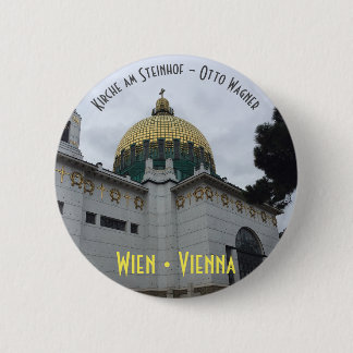 Badge Rond 5 Cm Kirche am Steinhof - Otto Wagner