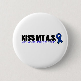 Badge Rond 5 Cm KissMyAS - cadeaux de conscience de