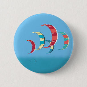 Badge Rond 5 Cm Kitesurf