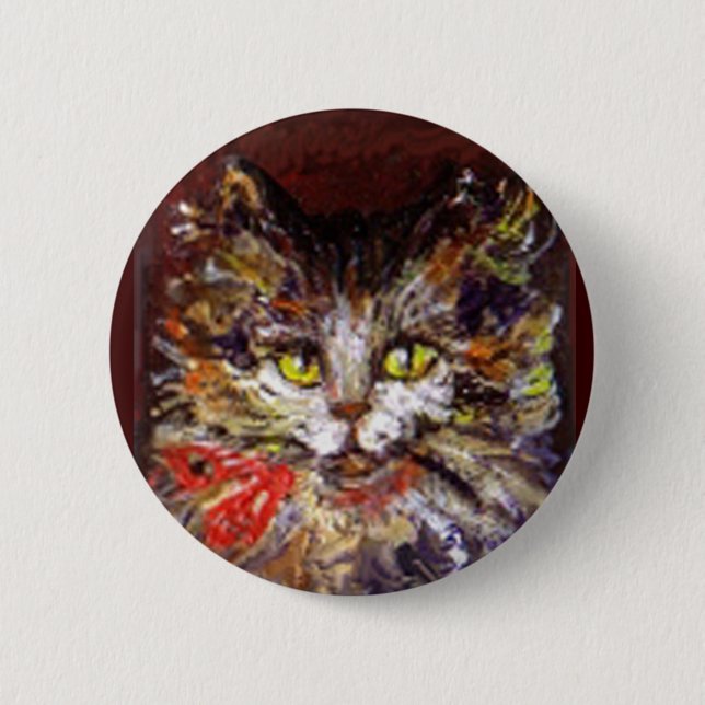 BADGE ROND 5 CM KITTY PORTRAIT (Devant)