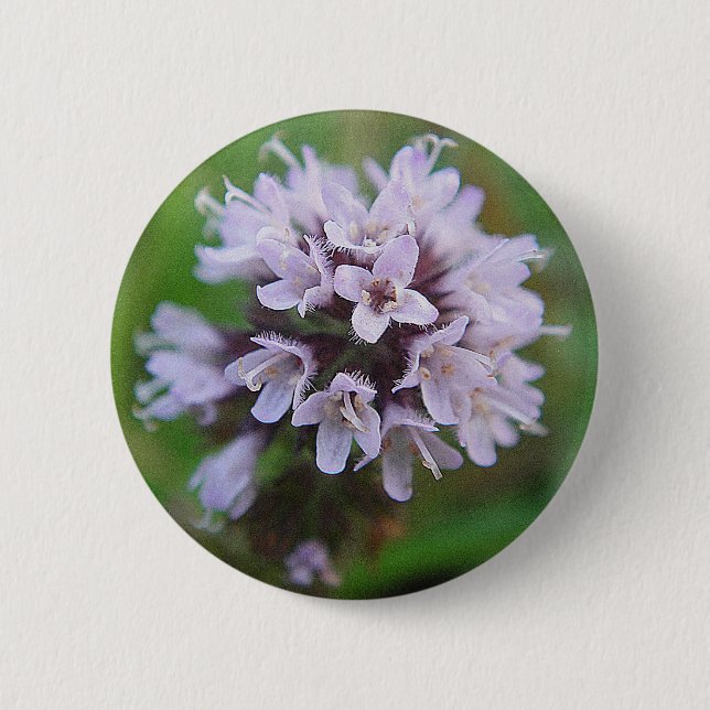 Badge Rond 5 Cm Kleine lila Blüten (Devant)