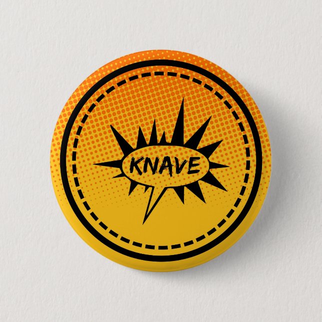 Badge Rond 5 Cm Knave (Devant)
