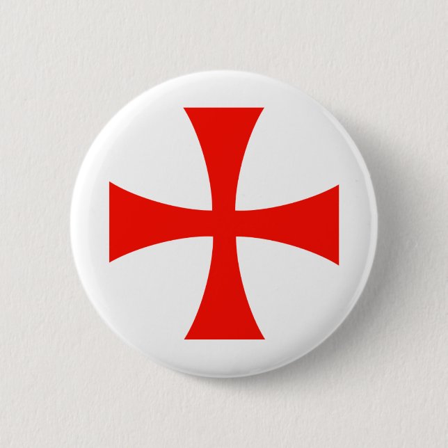 Badge Rond 5 Cm Knights_Templar_Cross (Devant)