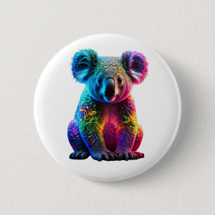Badge Rond 5 Cm Koala rayonnant
