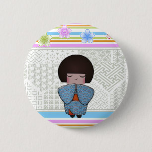 Badge Rond 5 Cm kokeshi seigai