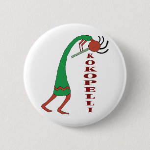 Badge Rond 5 Cm kokopelli