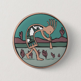 Badge Rond 5 Cm kokopelli