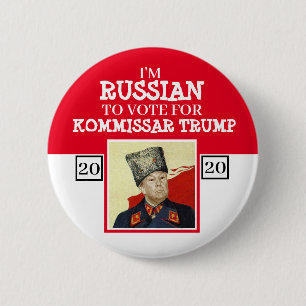 Badge Rond 5 Cm Kommissar Trump