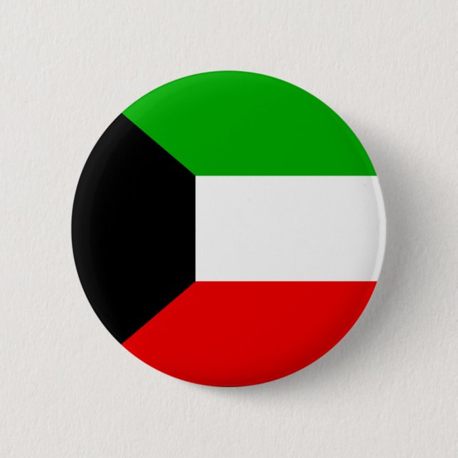 Badge Rond 5 Cm Koweït (Devant)