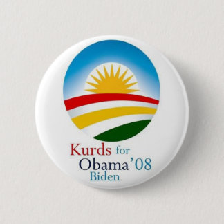 Badge Rond 5 Cm Kurdes pour Obama