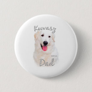Badge Rond 5 Cm Kuvasz Papa 2