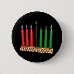 Badge Rond 5 Cm Kwanzaa