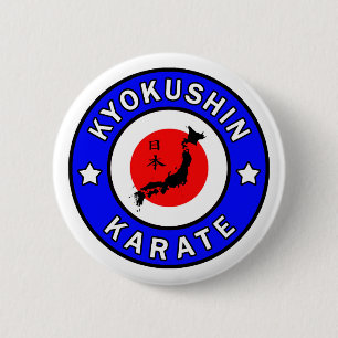 Badge Rond 5 Cm Kyokushin Karate