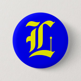 BADGE ROND 5 CM L - ANCIEN ANGLAIS