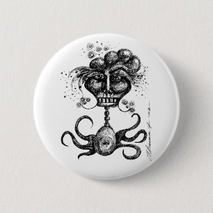 Badge Rond 5 Cm La barre originale Harpie - bouton