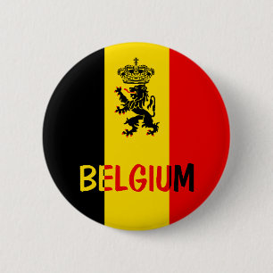Badge Rond 5 Cm La Belgique