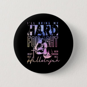 Badge Rond 5 Cm La Bible de Brandon en contre la bataille acharnée