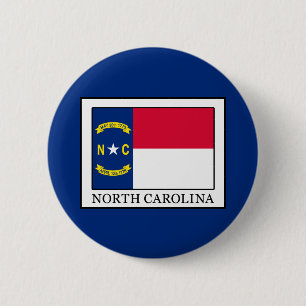 Badge Rond 5 Cm La Caroline du Nord