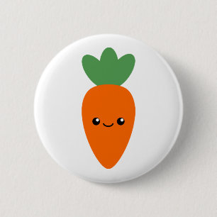 Badge Rond 5 Cm La Carotte
