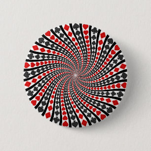 Badge Rond 5 Cm La carte de jeu adapte à la spirale :