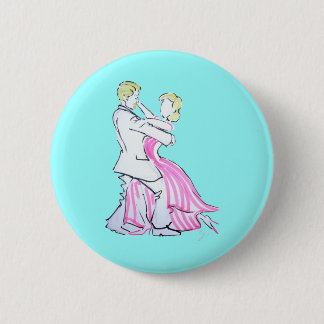 Badge Rond 5 Cm La conception graphique de danseurs de valse