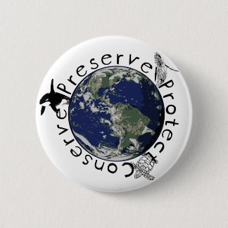 Badge Rond 5 Cm La conserve se protègent conservent