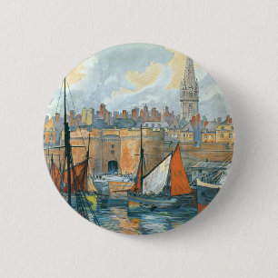 Badge Rond 5 Cm La Côte d'Émeraude