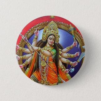 Badge Rond 5 Cm La déesse Durga