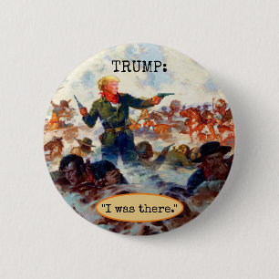 Badge Rond 5 Cm La Dernière position de Trump