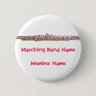 Badge Rond 5 Cm La fanfare boutonne la cannelure de ~