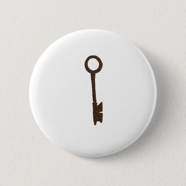 Badge Rond 5 Cm La fausse clé (Devant)