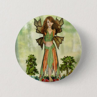 Badge Rond 5 Cm La fée de la nature