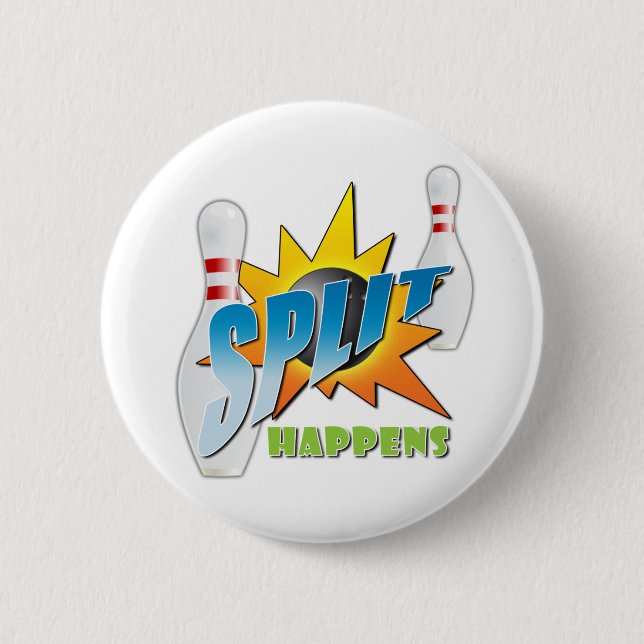 Badge Rond 5 Cm La fente se produit logo (Devant)