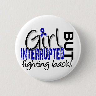 Badge Rond 5 Cm La fille a interrompu le rhumatisme articulaire 2