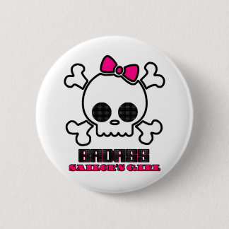 Badge Rond 5 Cm La fille du marin de Badass