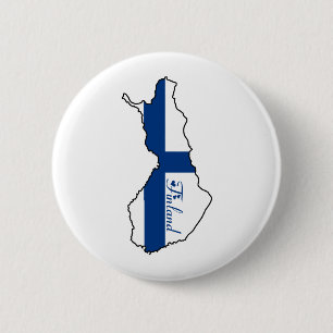 Badge Rond 5 Cm La Finlande fraîche