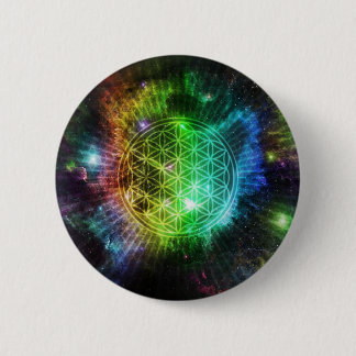 Badge Rond 5 Cm La fleur