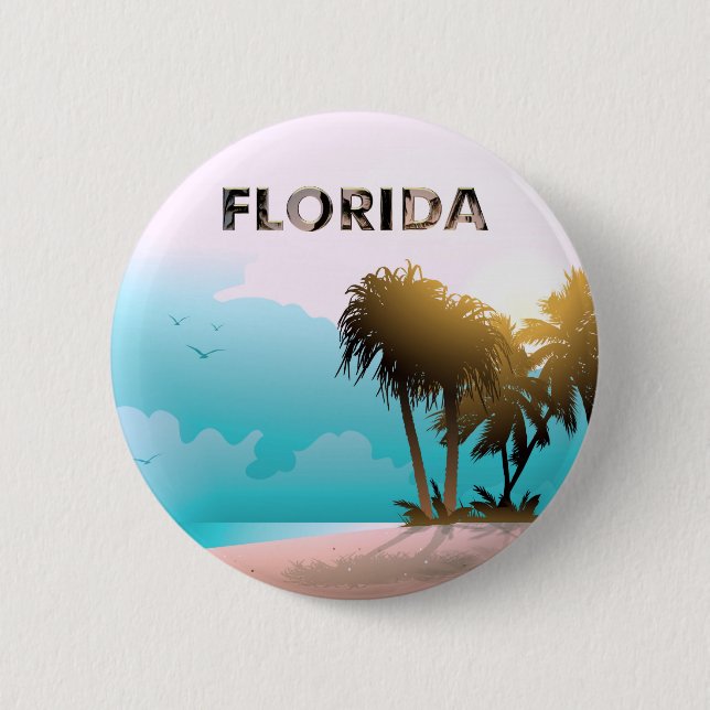 Badge Rond 5 Cm La Floride (Devant)
