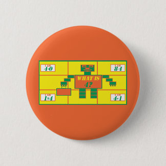 Badge Rond 5 Cm La géométrie - Bouton-Rectangle-Âge 4