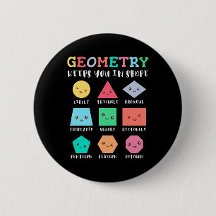 Badge Rond 5 Cm La géométrie vous permet de garder la forme, les f