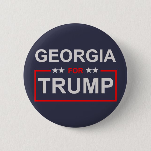 Badge Rond 5 Cm La Géorgie pour l'atout (Devant)