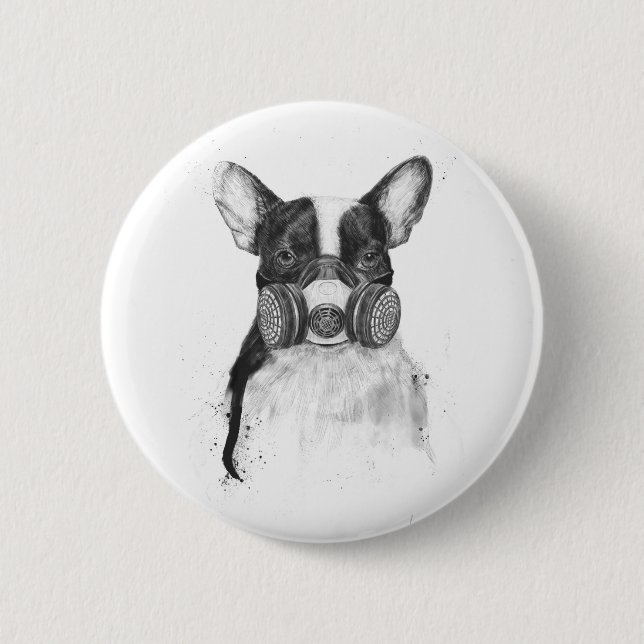 Badge Rond 5 Cm La grande vie de ville (Devant)