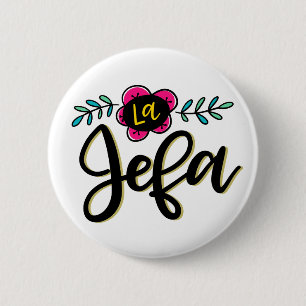 Badge Rond 5 Cm La Jefa