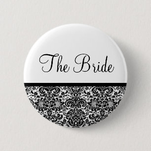 Badge Rond 5 Cm La jeune mariée