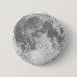 Badge Rond 5 Cm La Lune