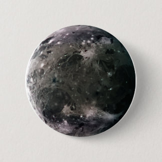 Badge Rond 5 Cm La lune de Jupiter Ganymede