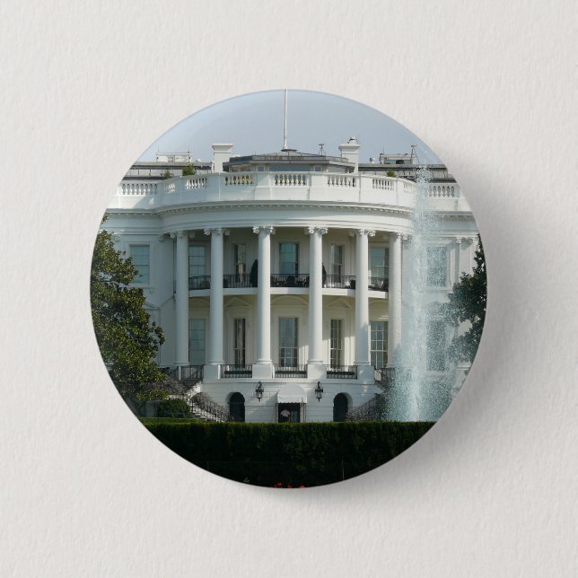 Badge Rond 5 Cm La Maison Blanche (Devant)