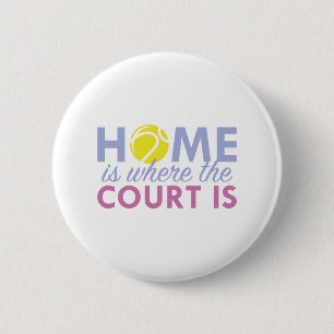 Badge Rond 5 Cm La Maison Est Là Où Se Trouve La Cour