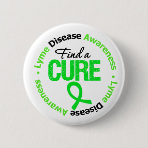 Badge Rond 5 Cm La maladie de Lyme trouvent un traitement