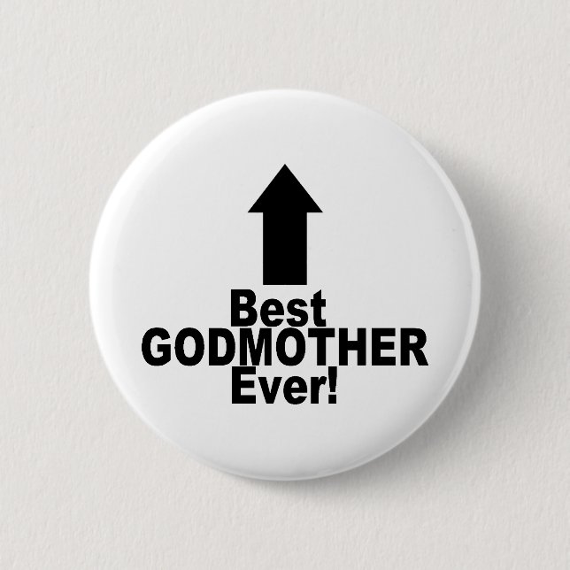 Badge Rond 5 Cm La meilleure marraine jamais (Devant)